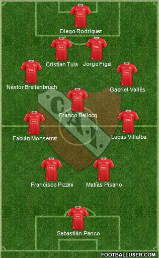 Independiente Formation 2014