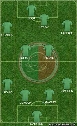 Club Sportif Sedan Ardennes Formation 2014