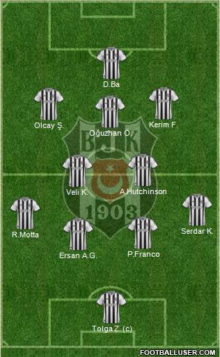 Besiktas JK Formation 2014