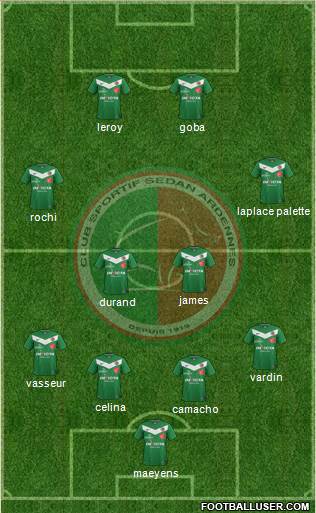 Club Sportif Sedan Ardennes Formation 2014