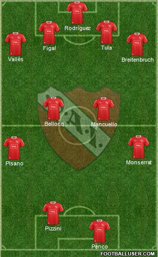 Independiente Formation 2014
