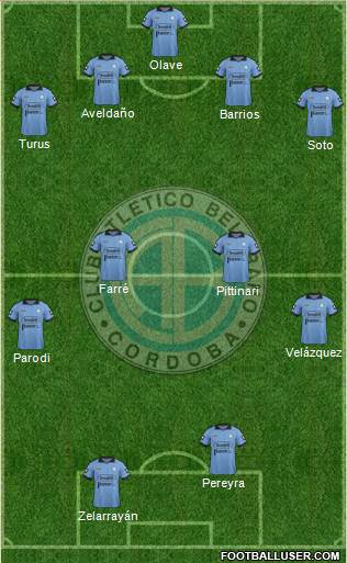 Belgrano de Córdoba Formation 2014