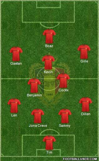 Belgium Formation 2014