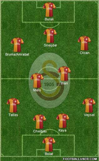 Galatasaray SK Formation 2014
