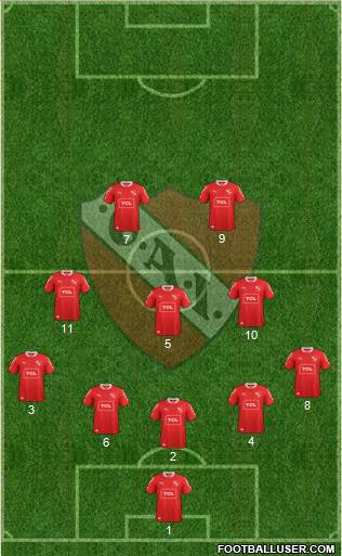 Independiente Formation 2014