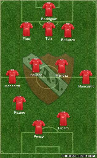Independiente Formation 2014