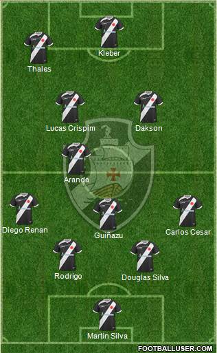 CR Vasco da Gama Formation 2014