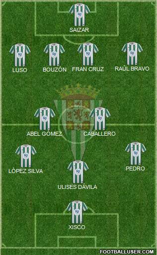 Córdoba C.F., S.A.D. Formation 2014