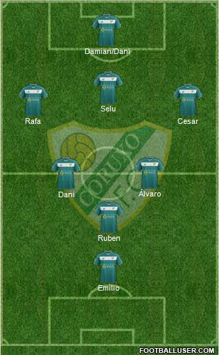 Coruxo F.C. Formation 2014
