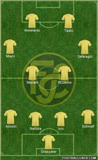 FC Schaffhausen Formation 2014