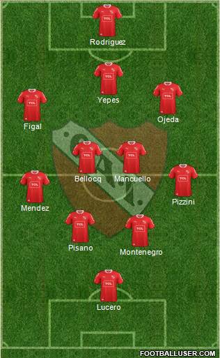 Independiente Formation 2014
