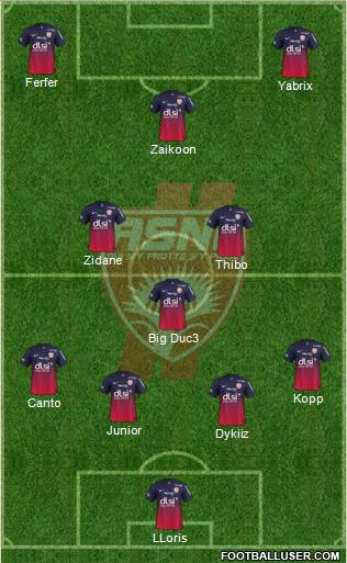 A.S. Nancy Lorraine Formation 2014