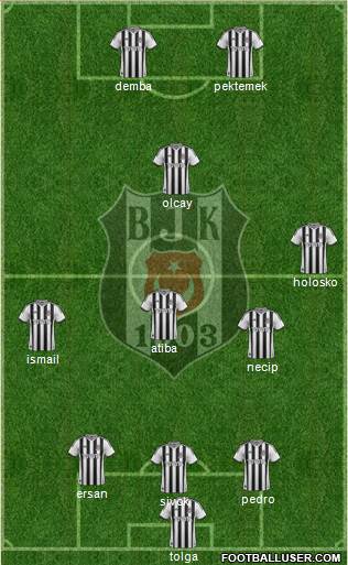 Besiktas JK Formation 2014