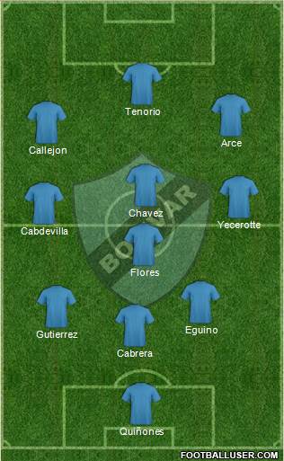 C Bolívar football formation