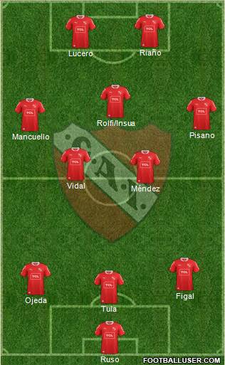 Independiente Formation 2014