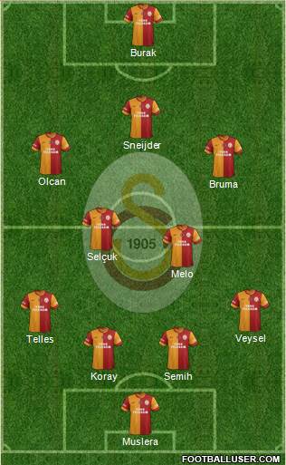 Galatasaray SK Formation 2014
