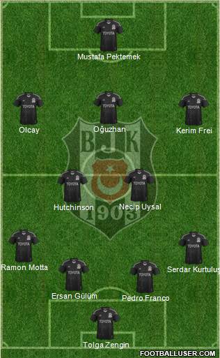 Besiktas JK Formation 2014