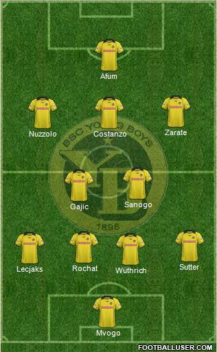 BSC Young Boys Formation 2014