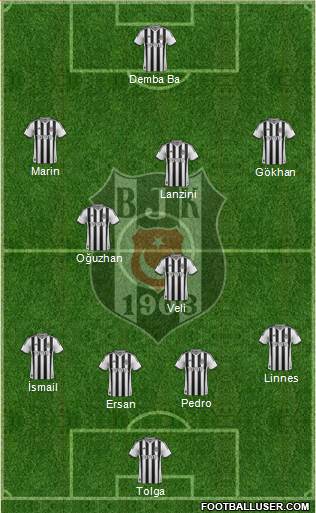 Besiktas JK Formation 2014