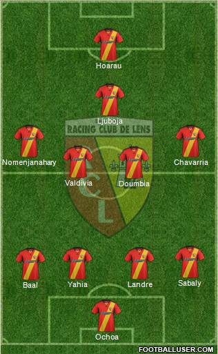 Racing Club de Lens Formation 2014