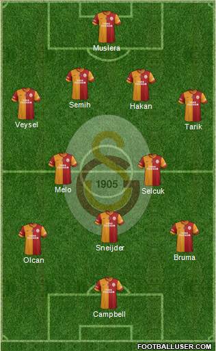 Galatasaray SK Formation 2014
