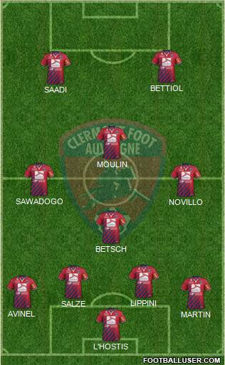 Clermont Foot Auvergne 63 Formation 2014