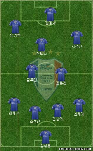 Suwon Samsung Blue Wings Formation 2014