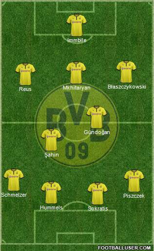 Borussia Dortmund Formation 2014
