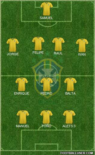 Brazil Formation 2014