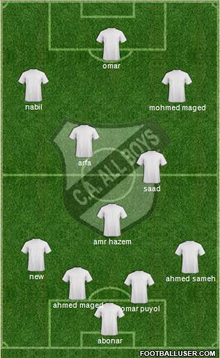 All Boys Formation 2014