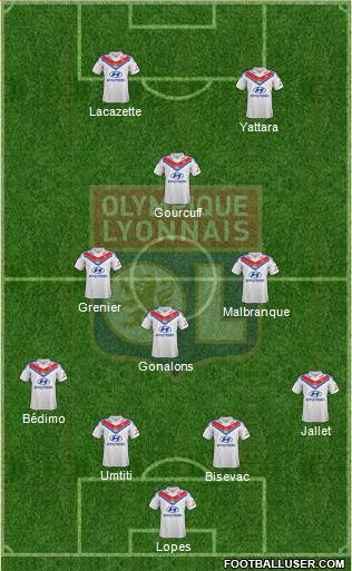 Olympique Lyonnais Formation 2014