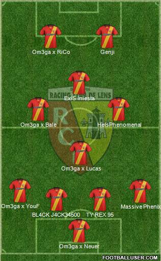 Racing Club de Lens Formation 2014