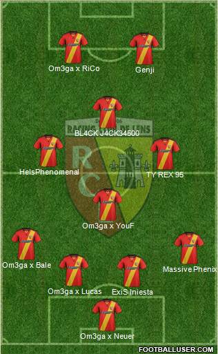 Racing Club de Lens Formation 2014