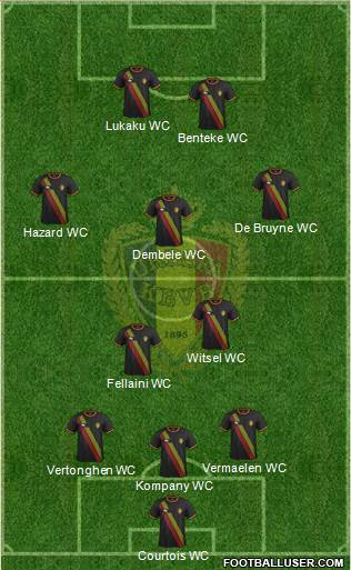 Belgium Formation 2014