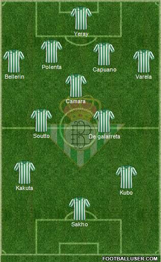 Real Betis B., S.A.D. Formation 2014