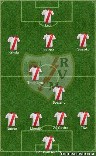 Rayo Vallecano de Madrid S.A.D. Formation 2014