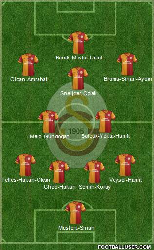Galatasaray SK Formation 2014