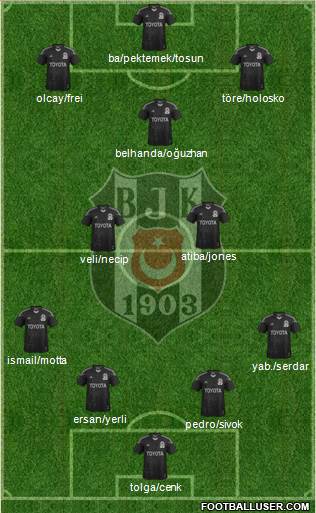 Besiktas JK Formation 2014
