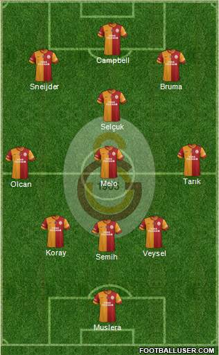 Galatasaray SK Formation 2014