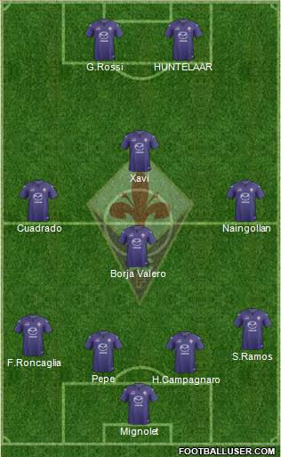Fiorentina Formation 2014