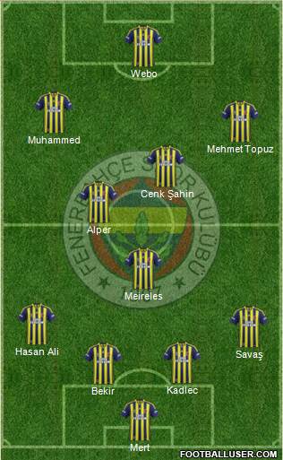 Fenerbahçe SK Formation 2014