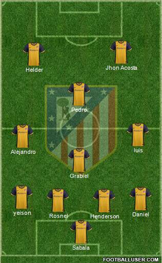 C. Atlético Madrid S.A.D. Formation 2014