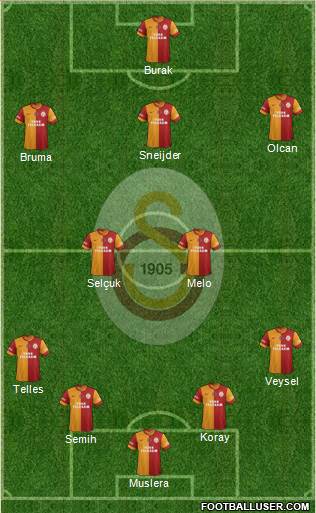 Galatasaray SK Formation 2014