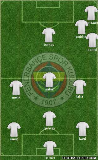 Fenerbahçe SK Formation 2014