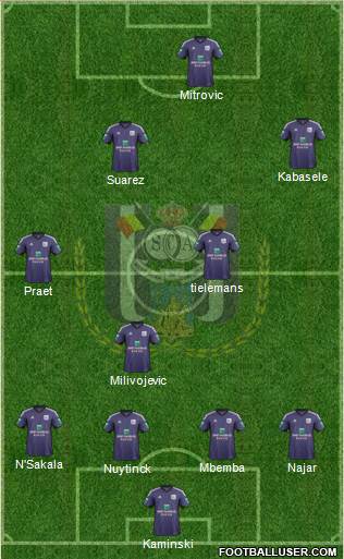 RSC Anderlecht Formation 2014