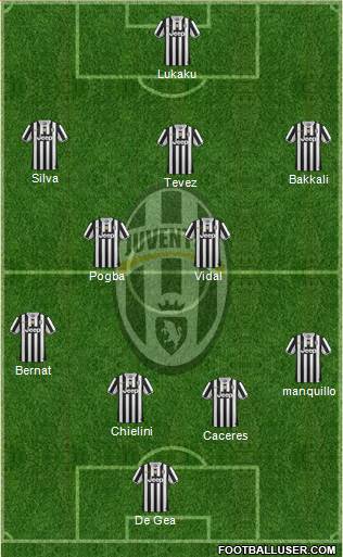 Juventus Formation 2014
