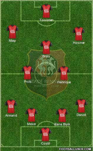 Stade Rennais Football Club Formation 2014
