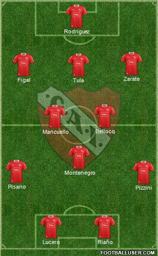 Independiente Formation 2014