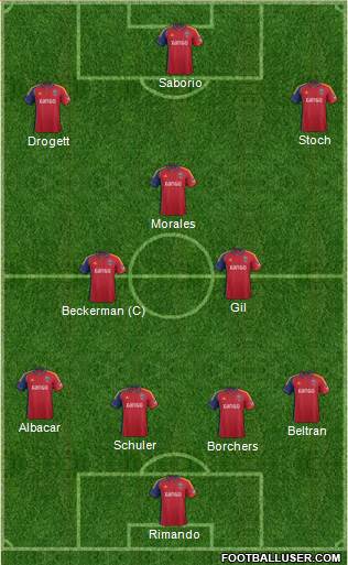 Real Salt Lake Formation 2014