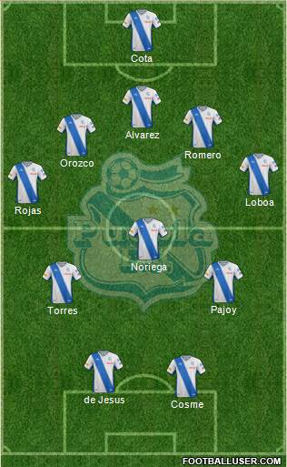 Club Puebla de la Franja Formation 2014